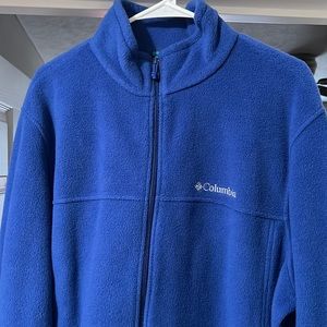 Men’s Columbia Zip Up Hoodie Blue